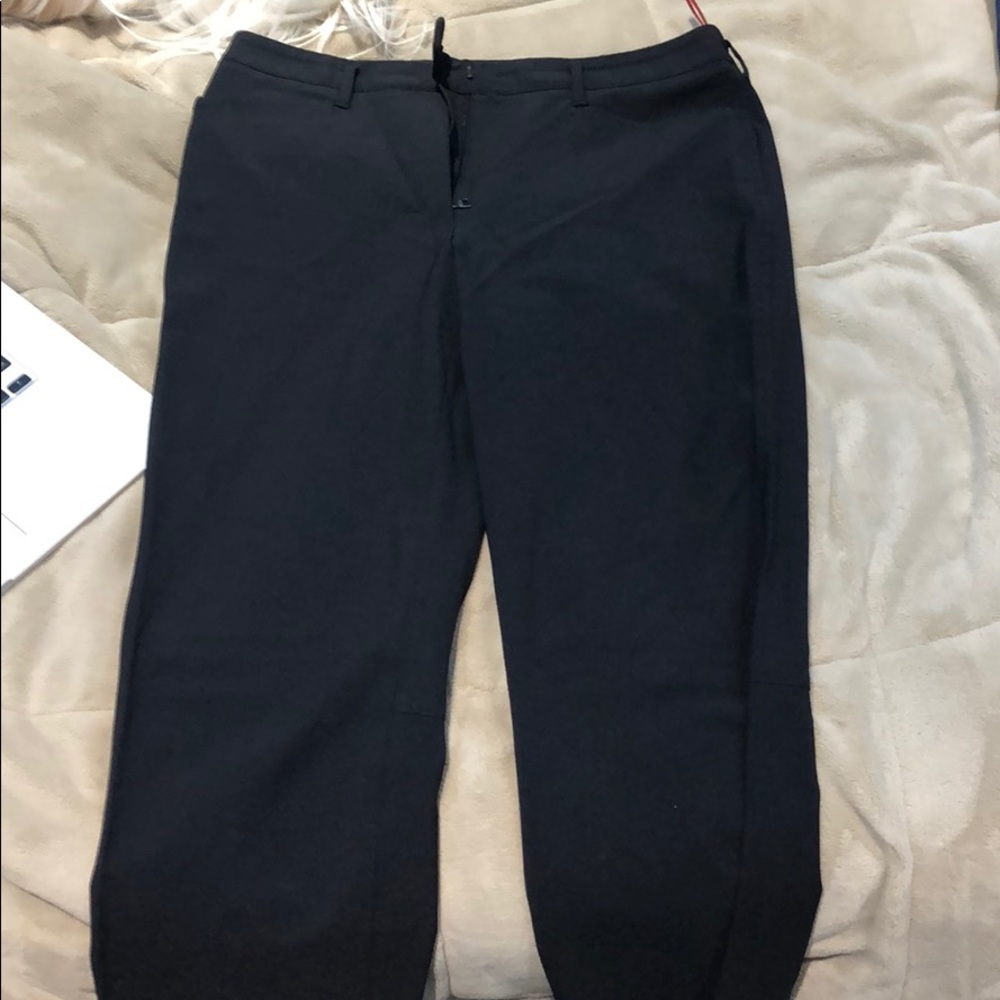 Prada technical fabric trousers